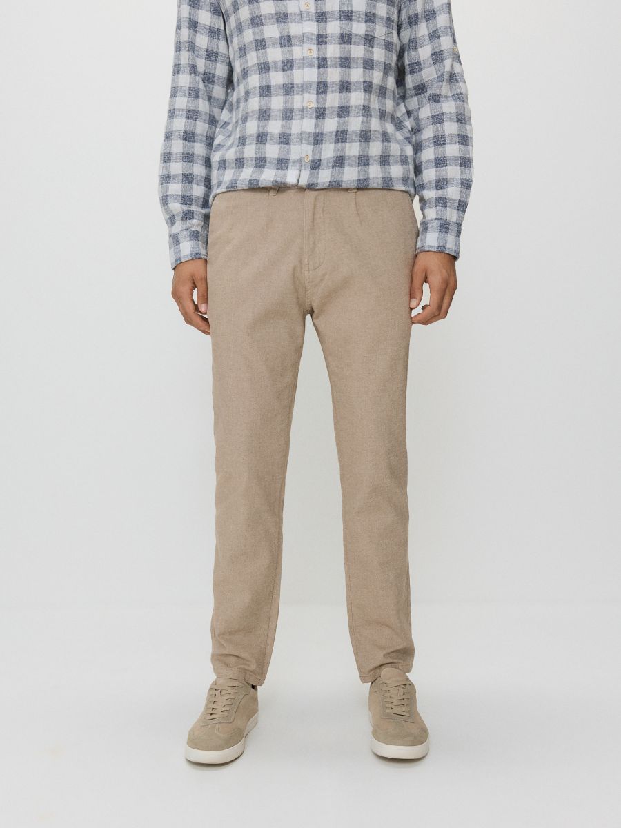 Cotton rich chino trousers