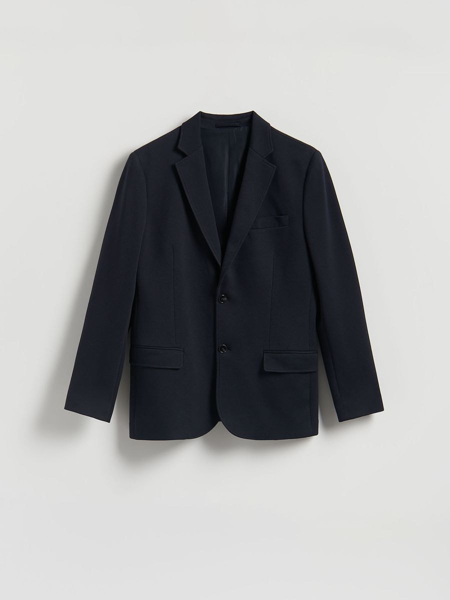 Marynarka slim fit - granatowy - RESERVED