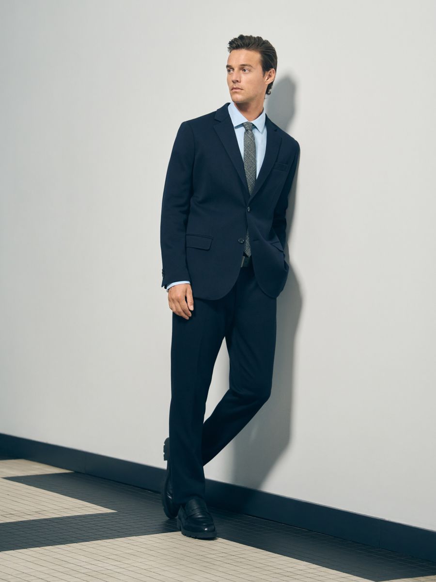 Blazer im Slim-Fit - marineblau  - RESERVED