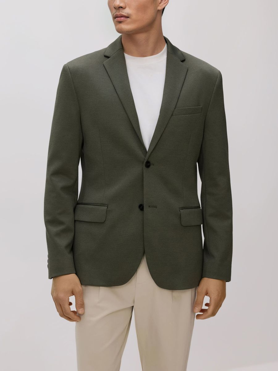 Slim fit сако - зелен - RESERVED