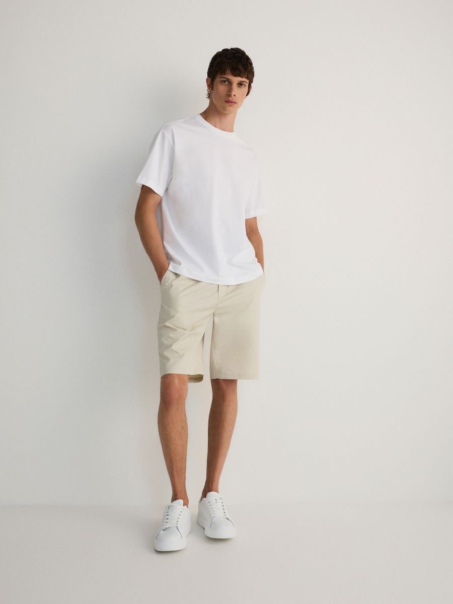 MEN`S SHORTS - beige - RESERVED