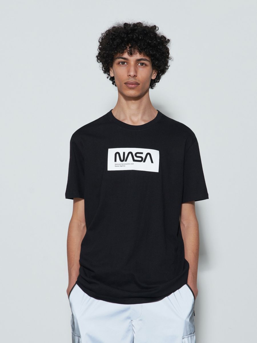 Koszulka Nasa Kolor czarny - RESERVED - YW442-99X