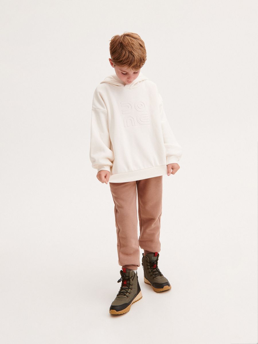 Hoodie - cream - RESERVED - 4
