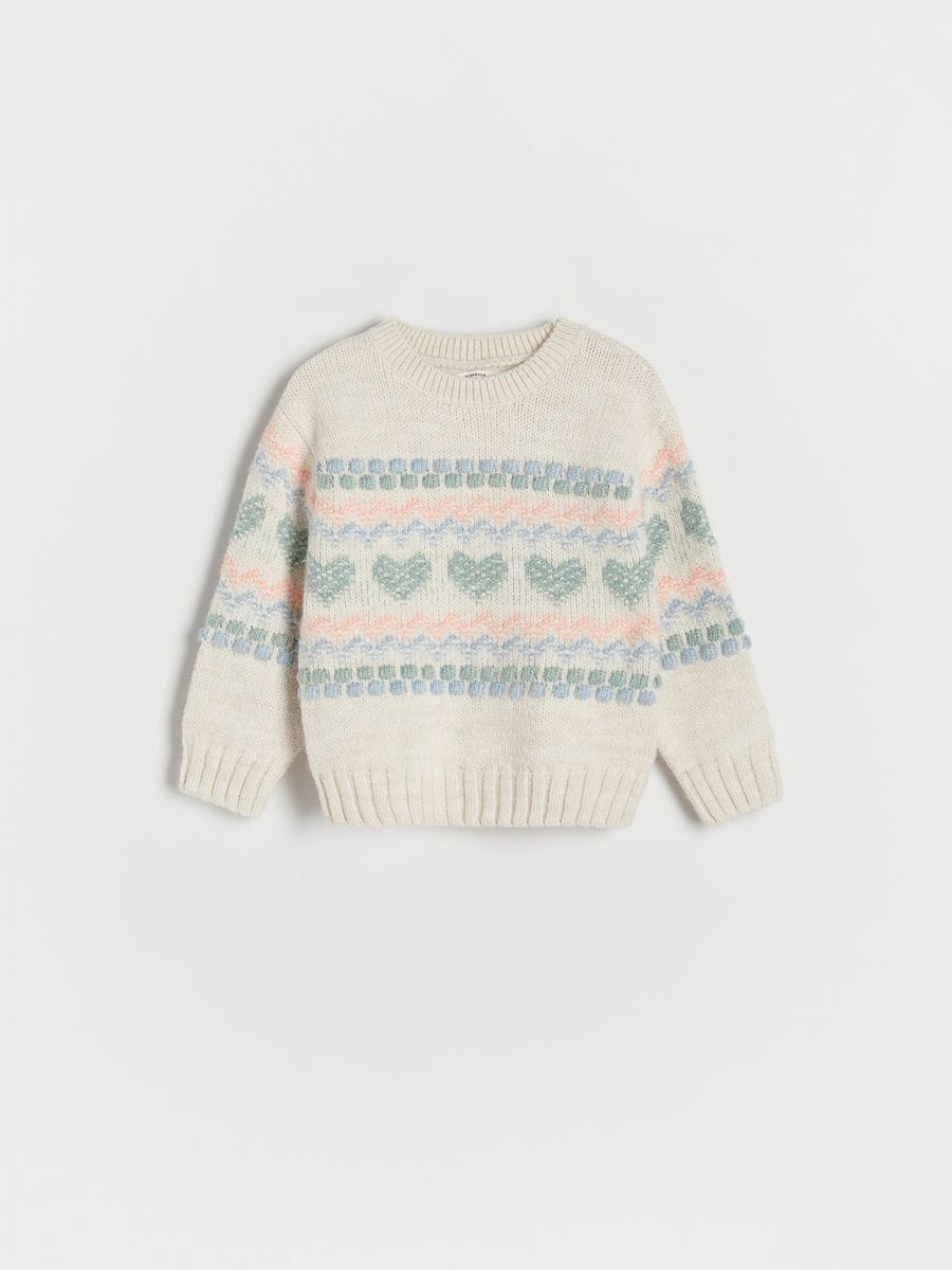 Rakstains džemperis - daudzkrāsains - RESERVED