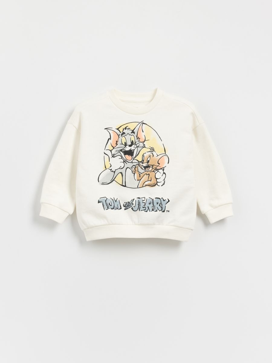 Pulover Tom & Jerry - kremna - RESERVED - 2