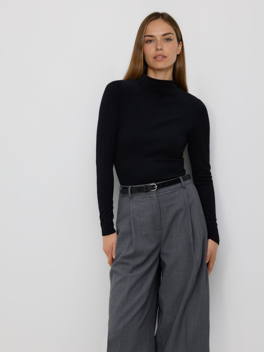 Body en modal majoritaire - noir - RESERVED