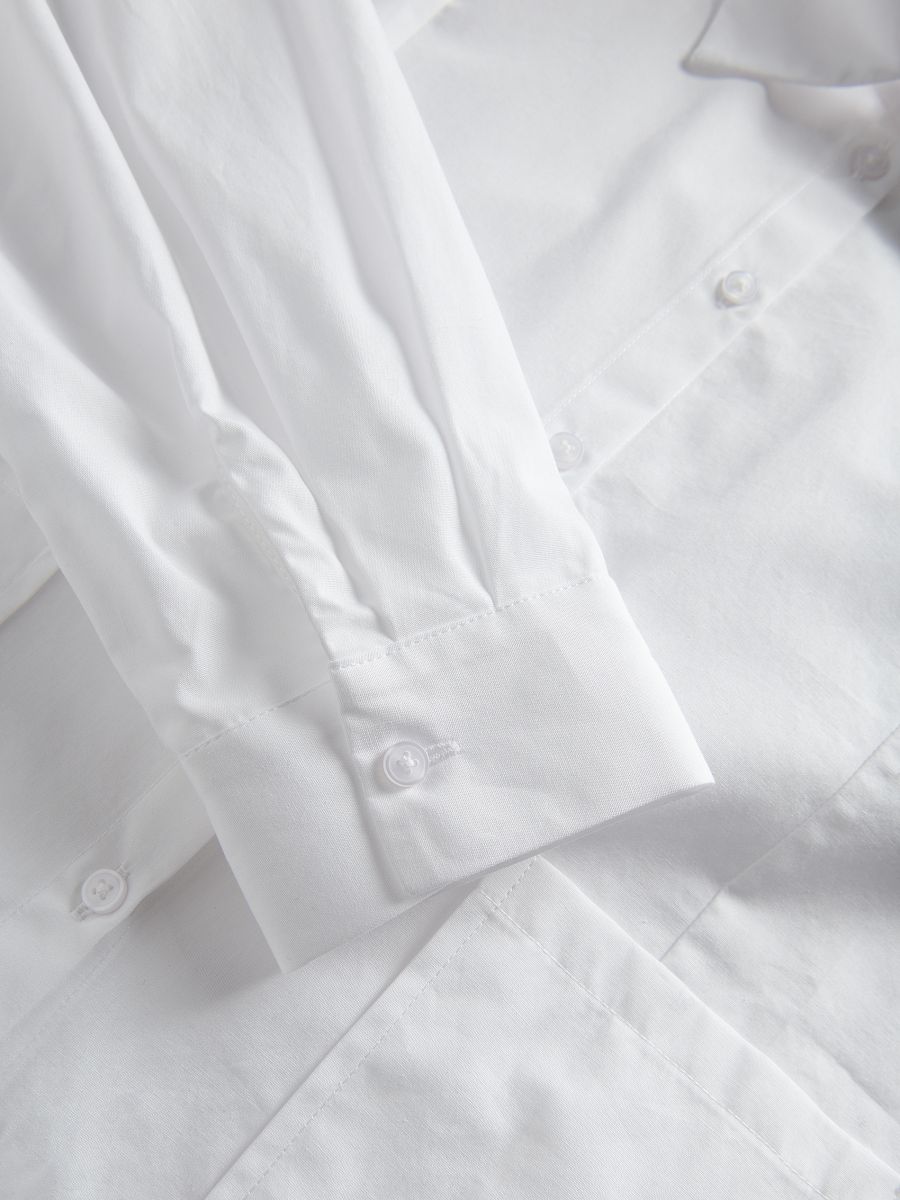 SHIRT WITH DECORATIVE POCKETS - white - RESERVED - 5