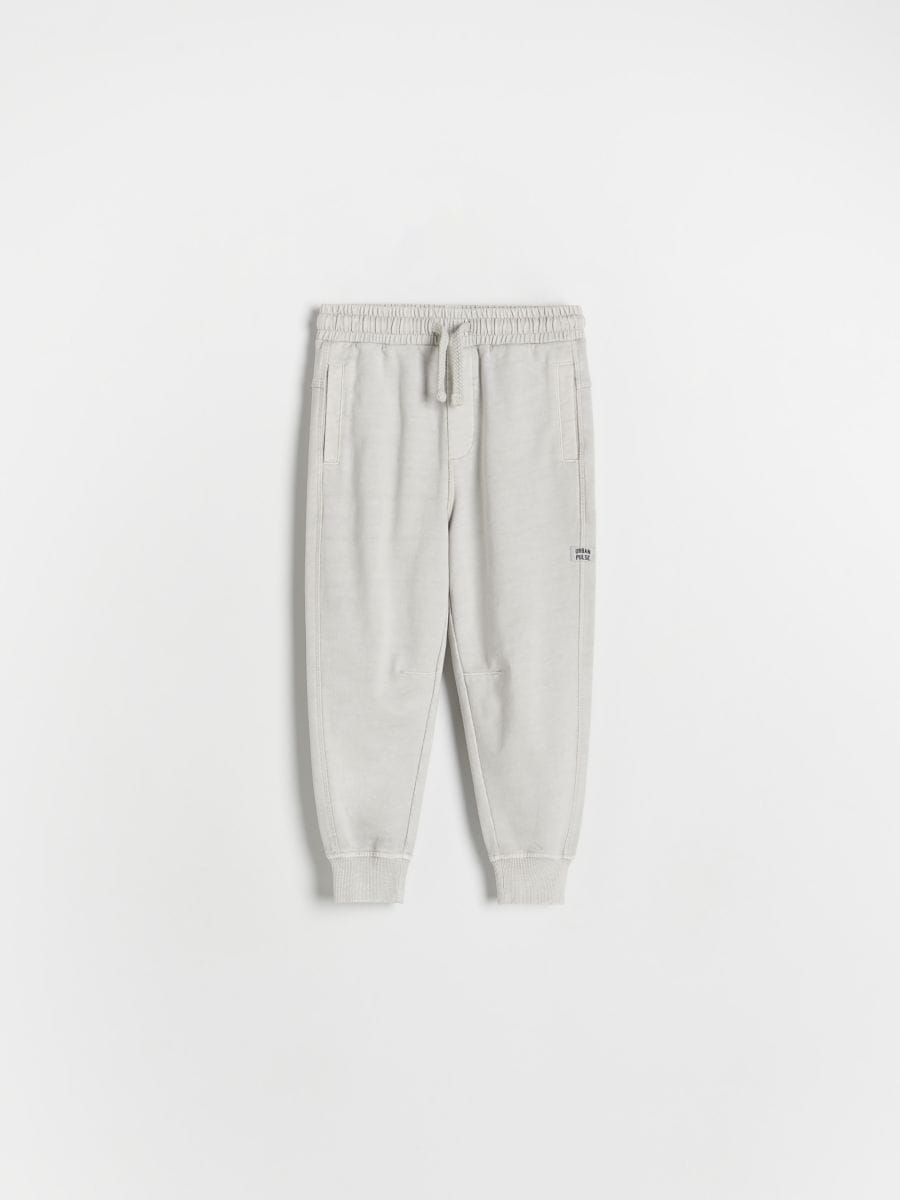 Cotton joggers with pockets - light grey - RESERVED - 2