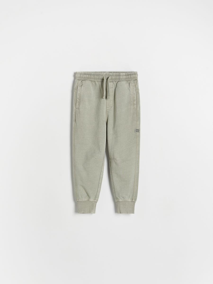 BOYS` TROUSERS - braonkasto zelena - RESERVED