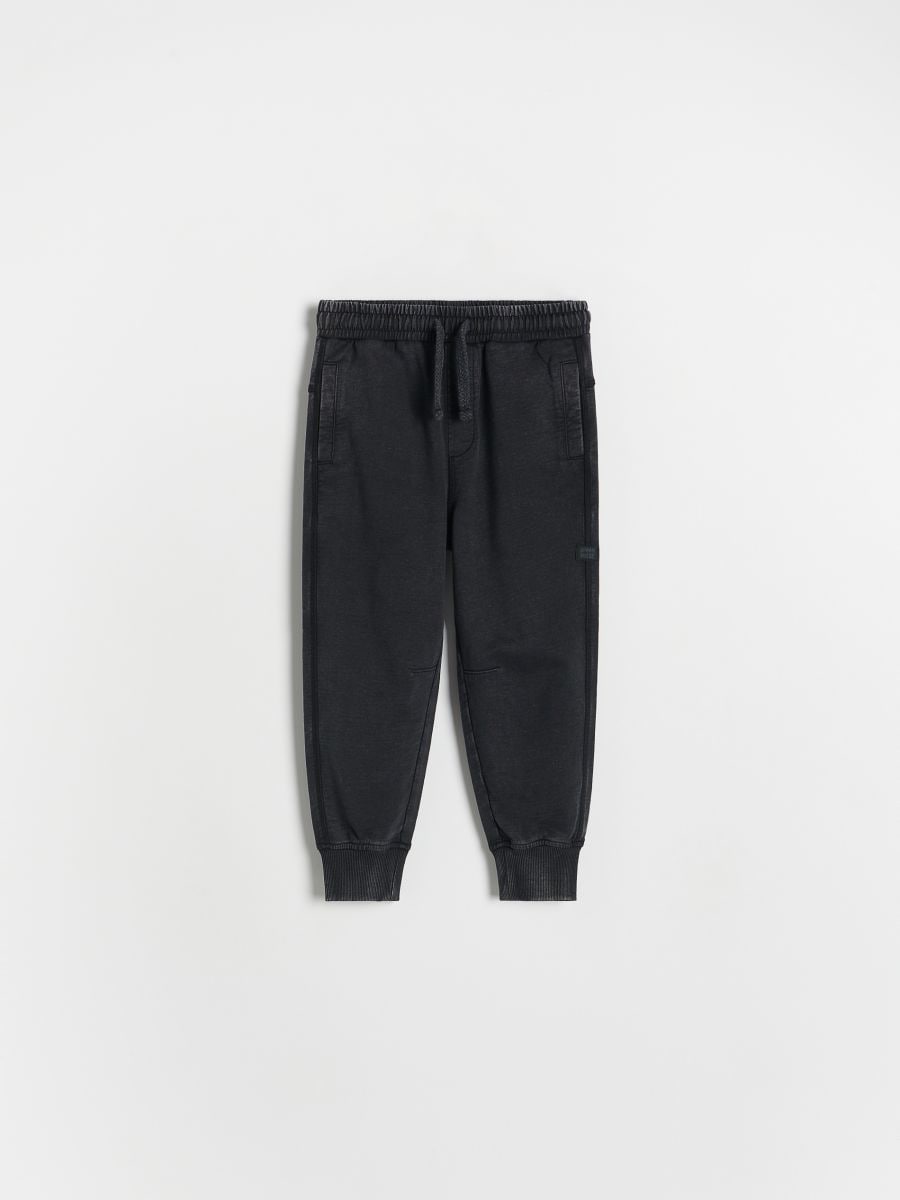 Cotton joggers with pockets - black - RESERVED - 2
