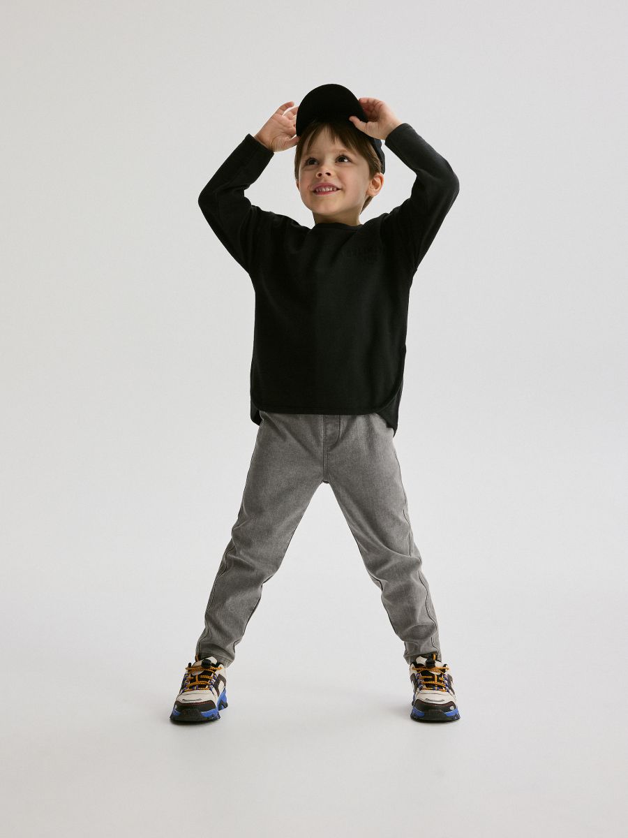 Wash effect leggings - light grey - RESERVED - 3