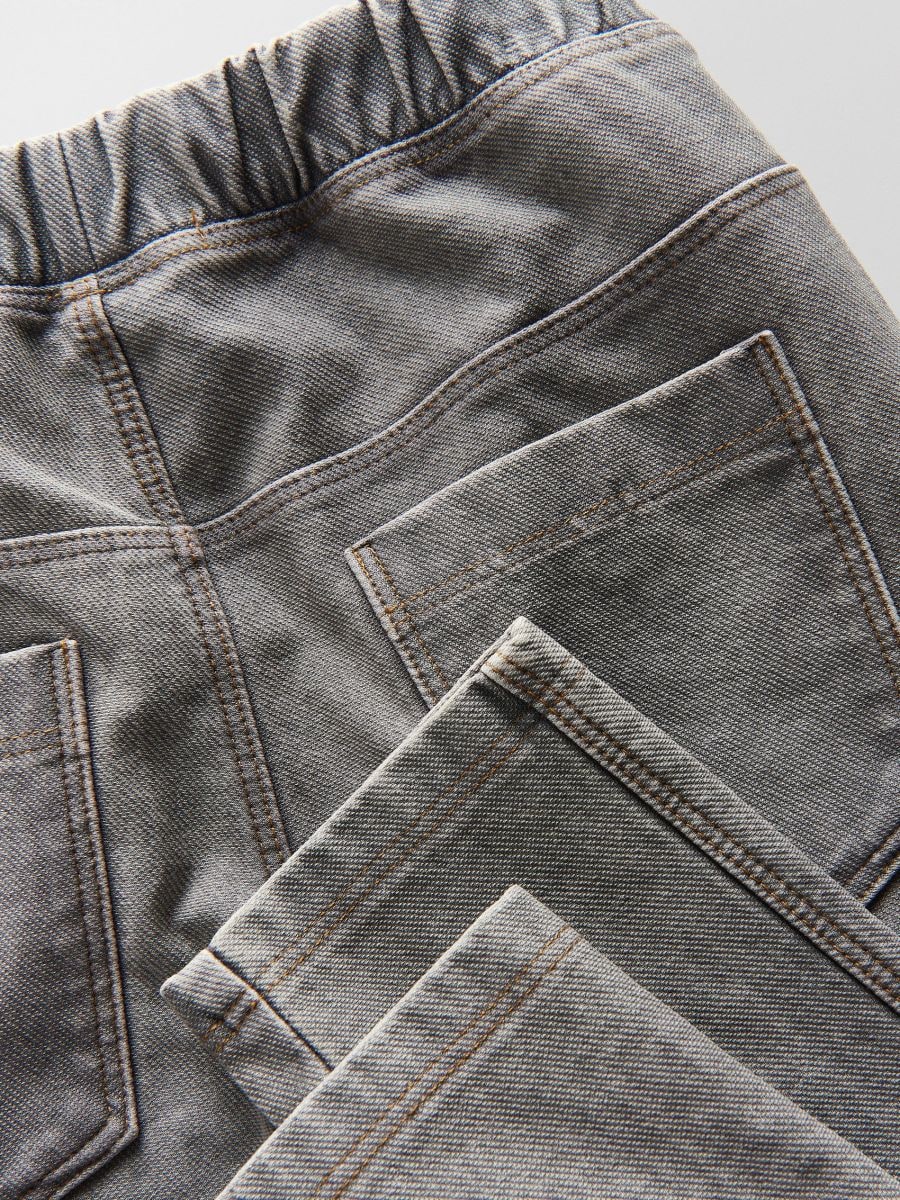Wash effect leggings - light grey - RESERVED - 4