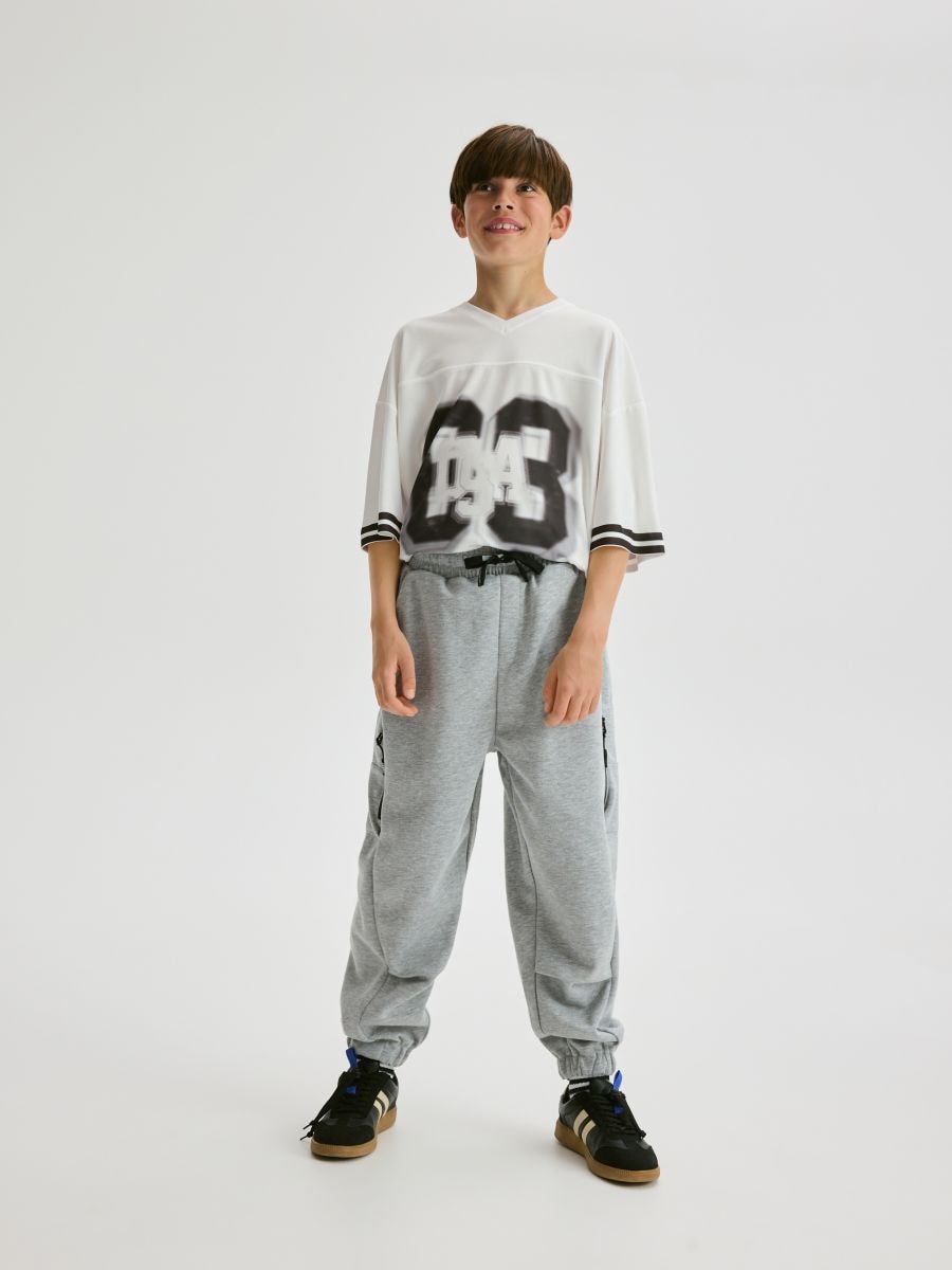 Oversize-Sweathose - hellgrau - RESERVED - 5