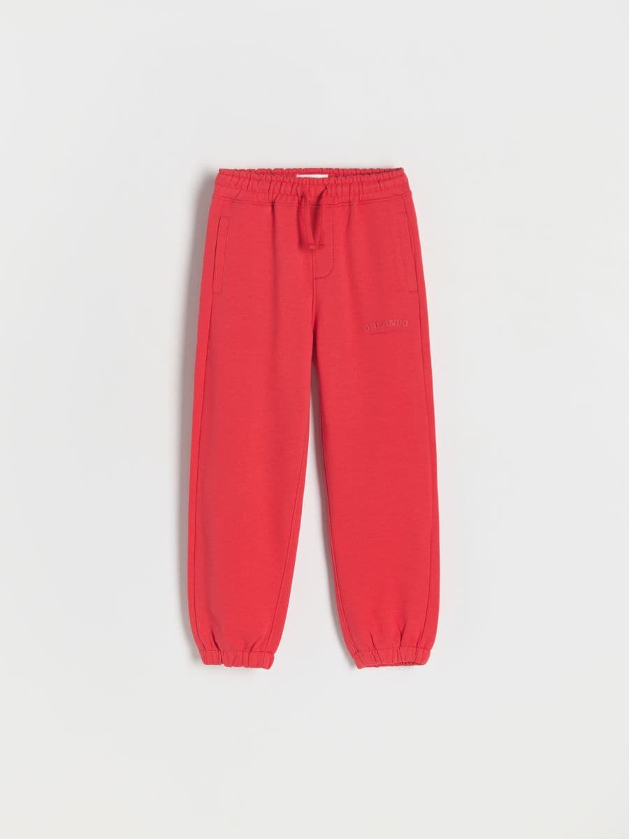 Pamučne jogger pantalone - crvena - RESERVED - 2