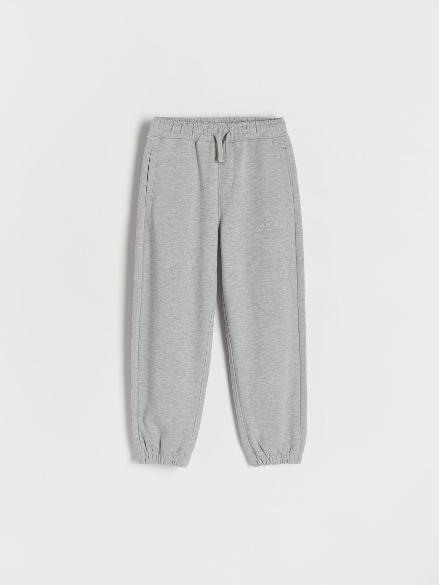 Pamučne jogger pantalone - tamno siva - RESERVED - 2