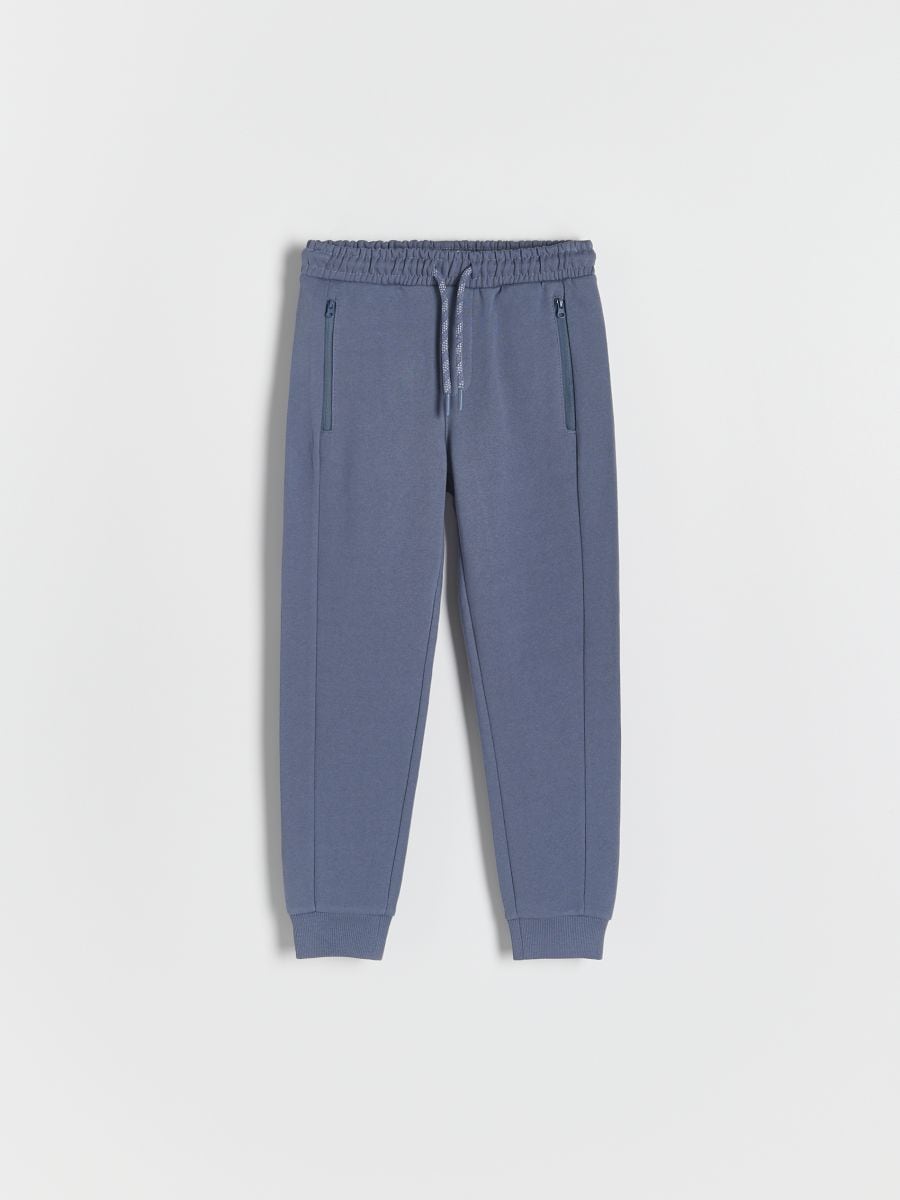 Cotton joggers - blue - RESERVED