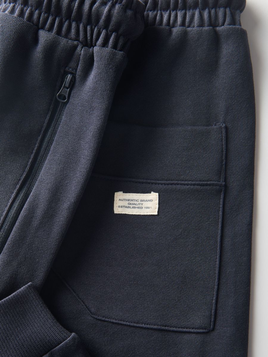 Pamučne jogger pantalone - mornarsko - RESERVED - 2