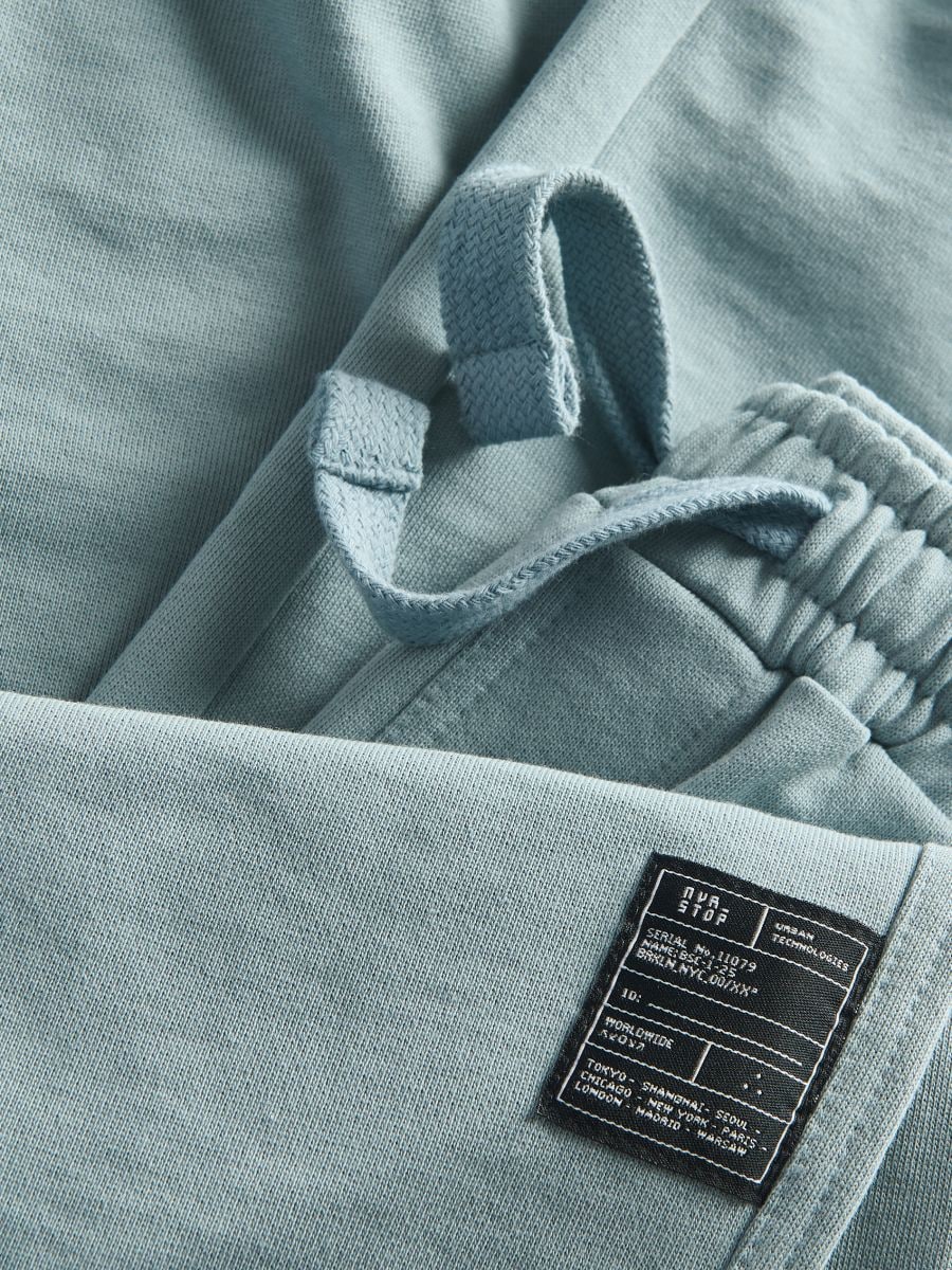 Jogger sweatpants - pale turquoise - RESERVED - 2