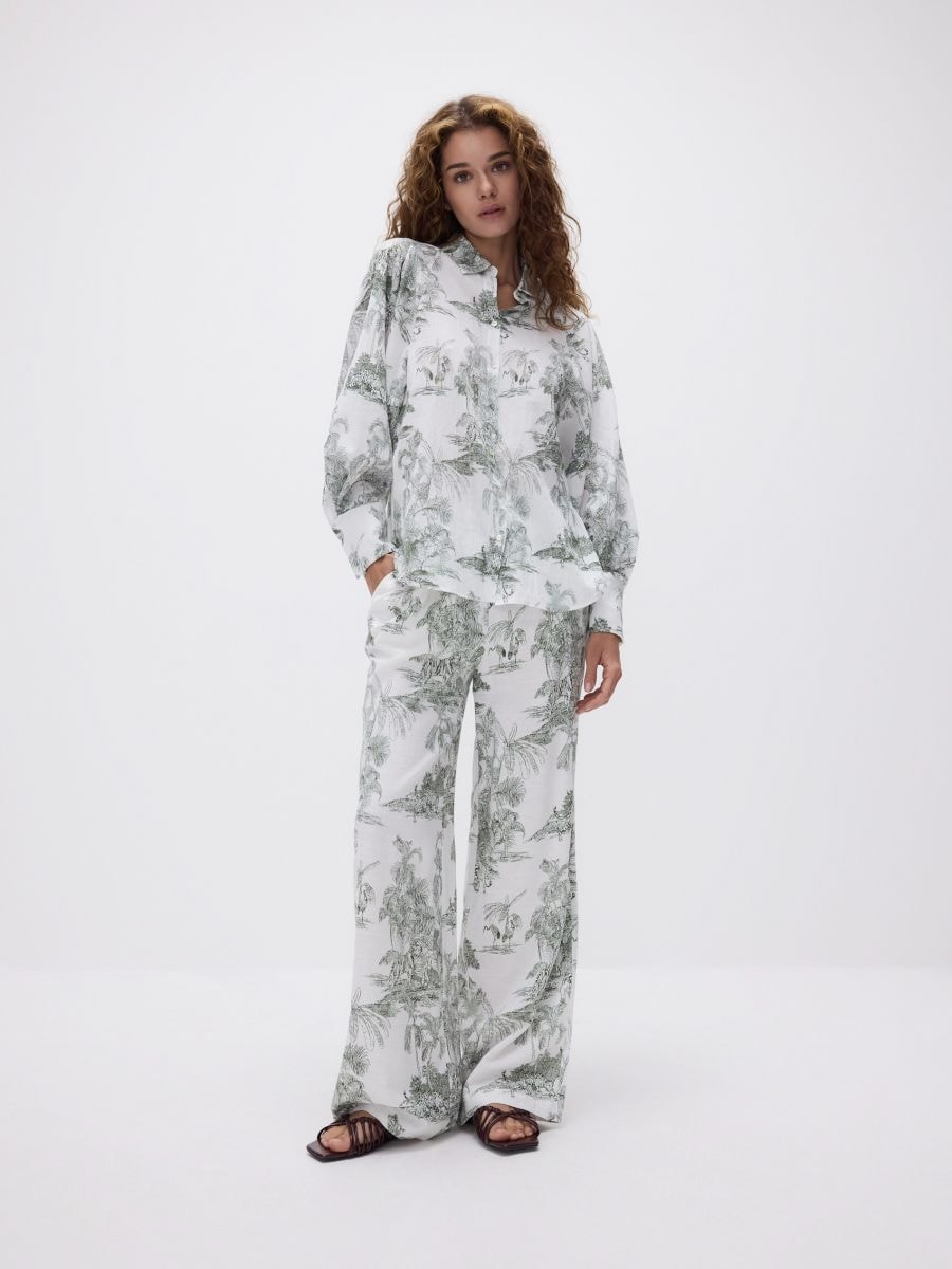 LADIES` TROUSERS - šareno - RESERVED - 3