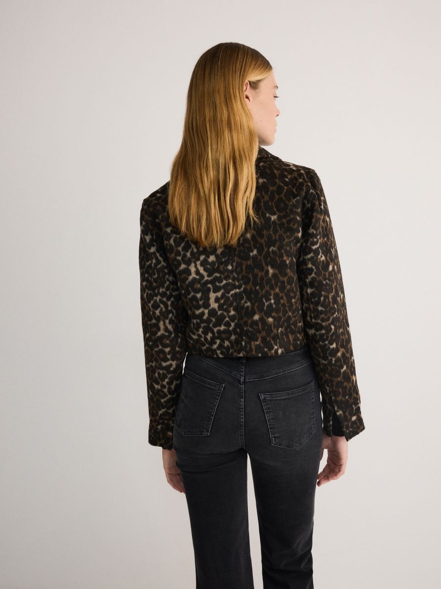 Animal pattern shacket - multicolor - RESERVED - 4