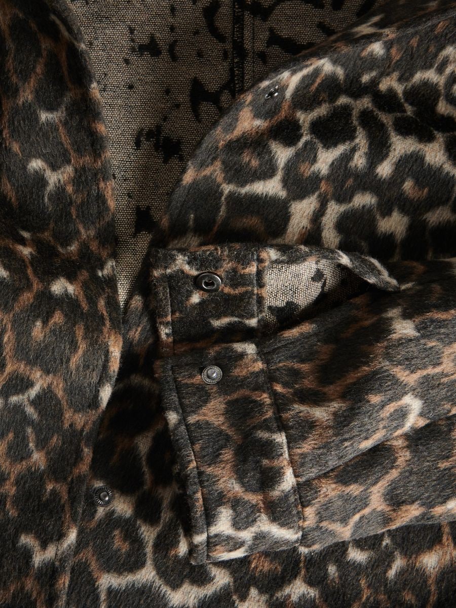 Animal pattern shacket - multicolor - RESERVED - 6