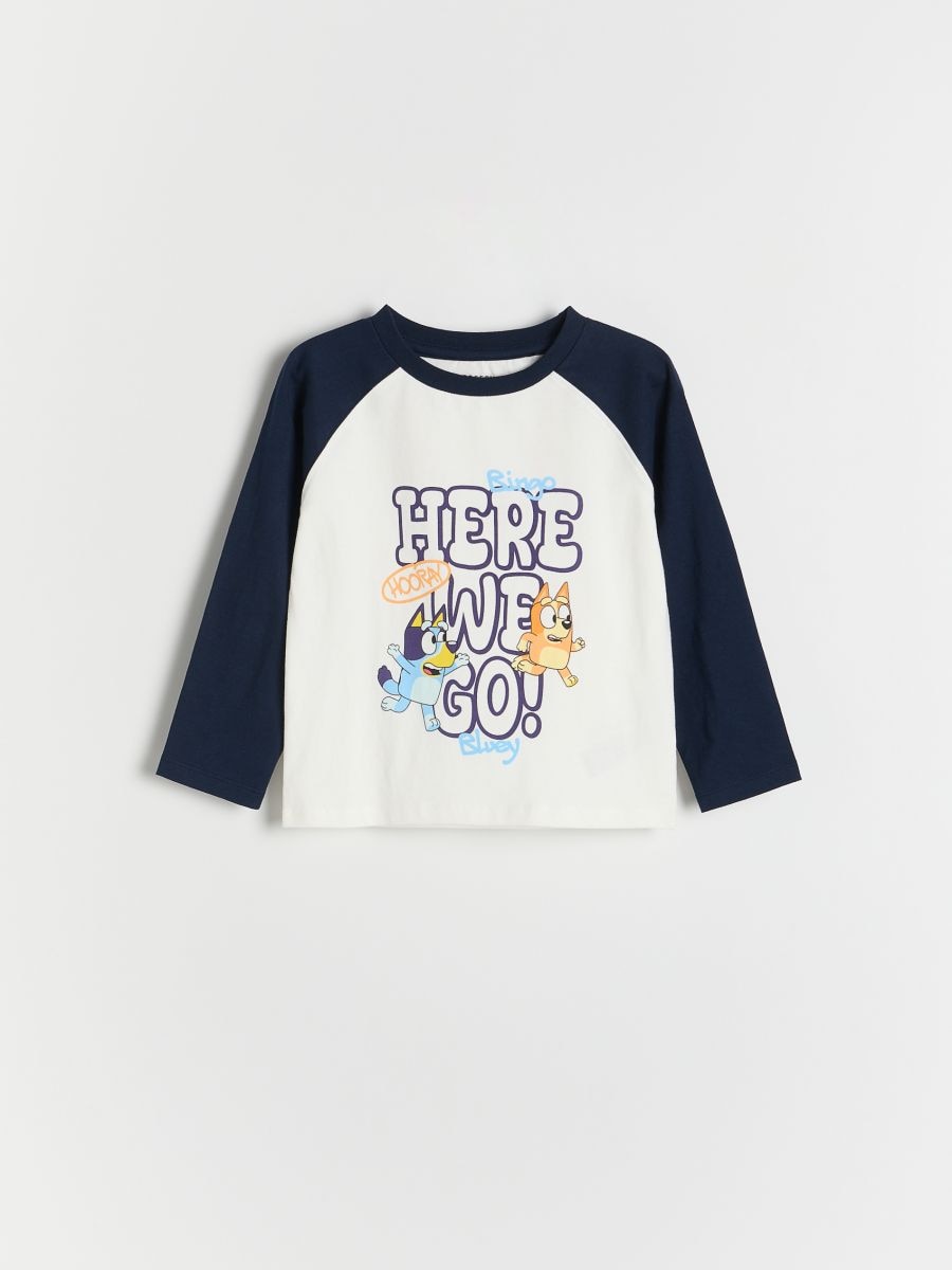 Bluey cotton longsleeve - cream - RESERVED