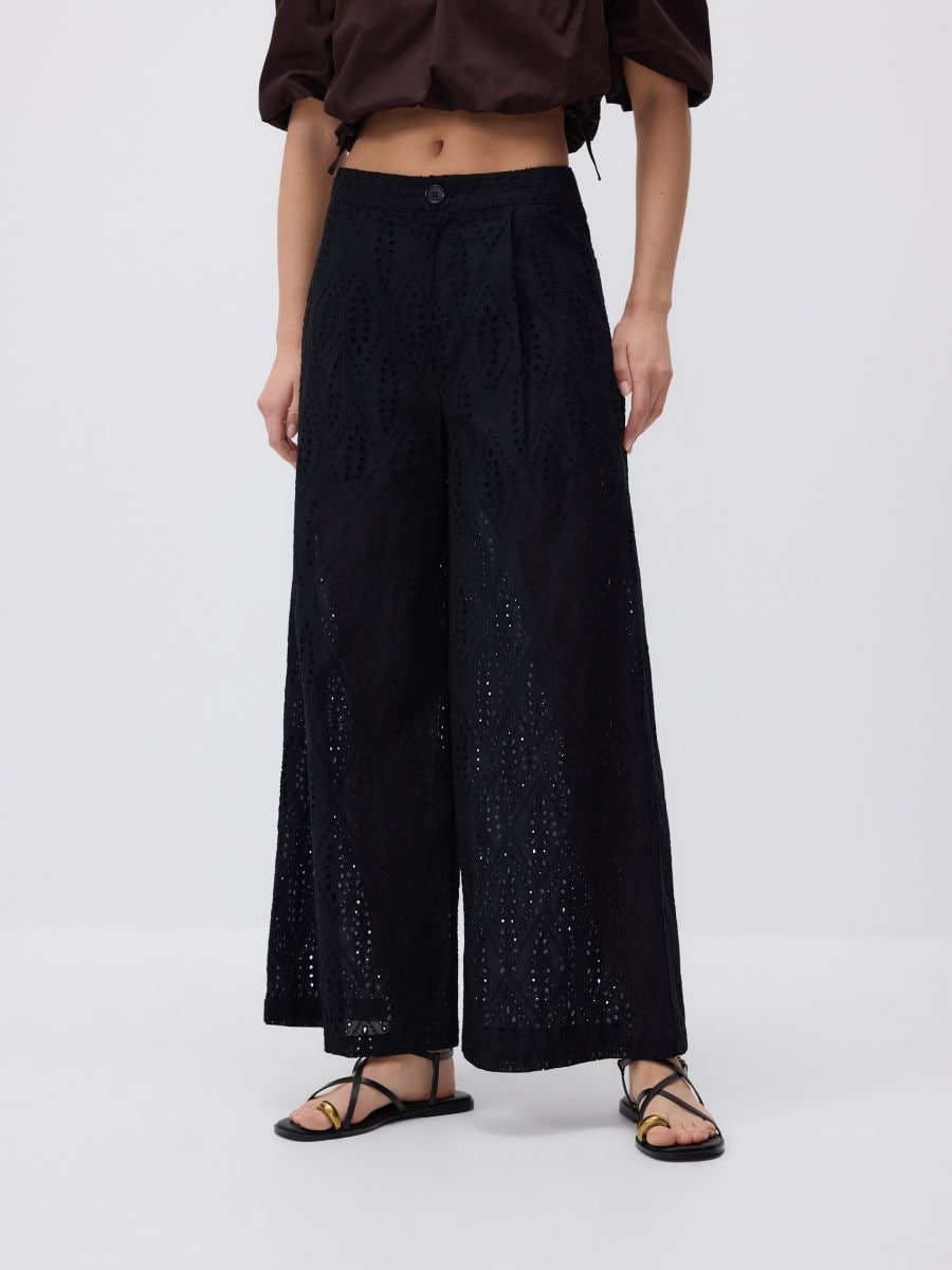 Openwork trousers - black - RESERVED - 3
