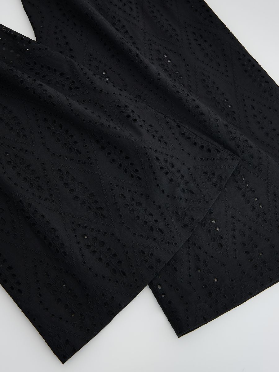 Openwork trousers - black - RESERVED - 9