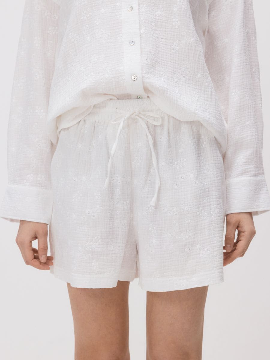 Muslin shorts - white - RESERVED - 2
