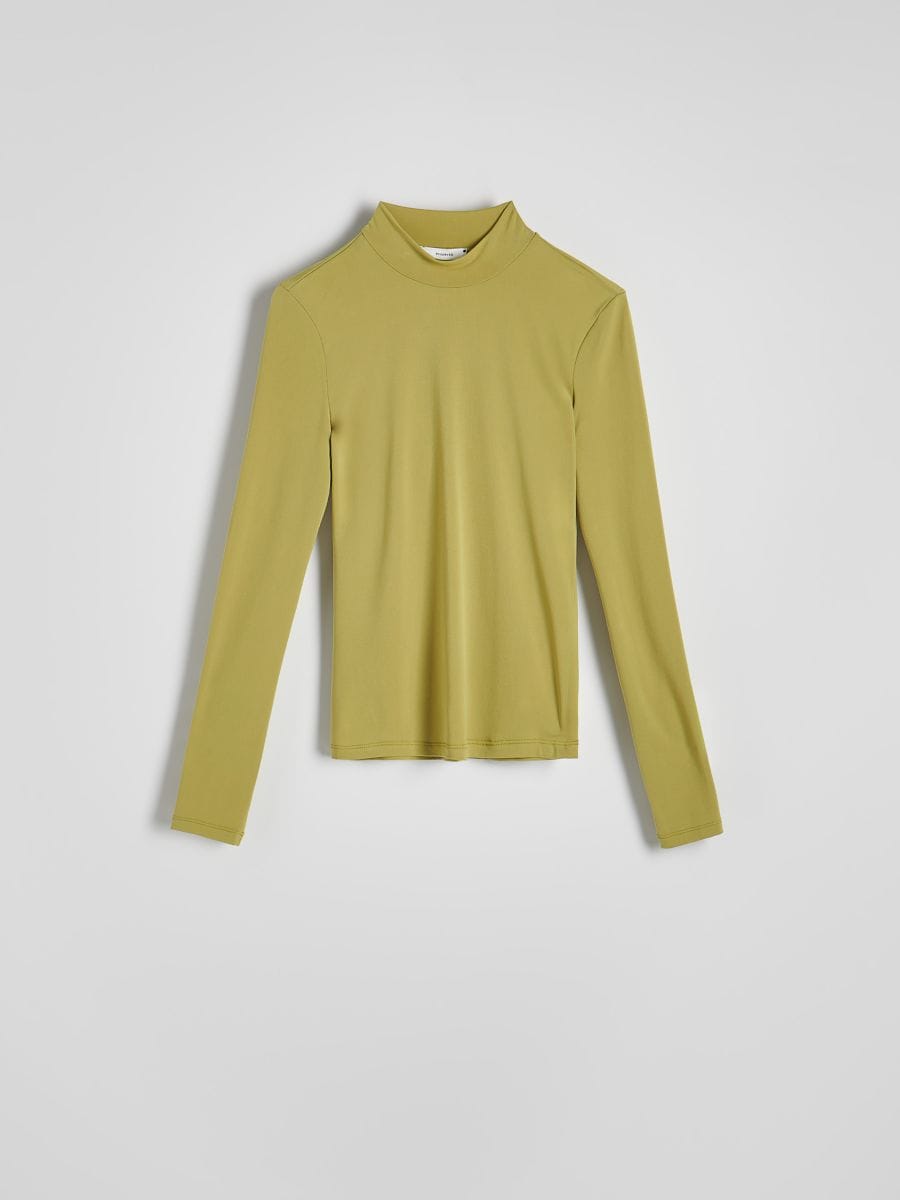 Long-sleeved turtleneck - olive - RESERVED - 5