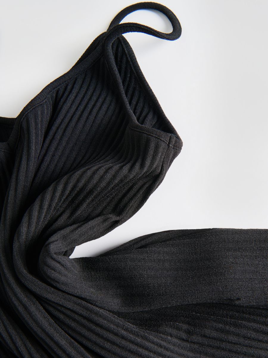 Jersey top with straps - black - RESERVED - 3