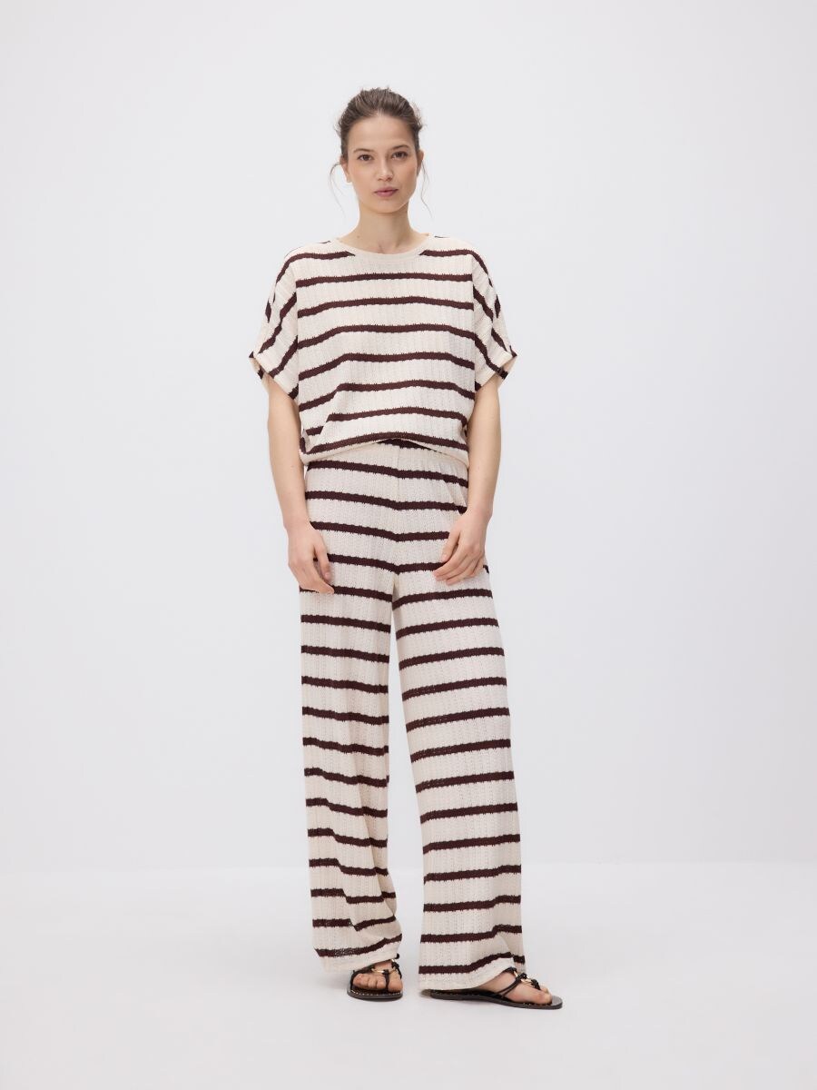 Jersey trousers - multicolor - RESERVED - 3