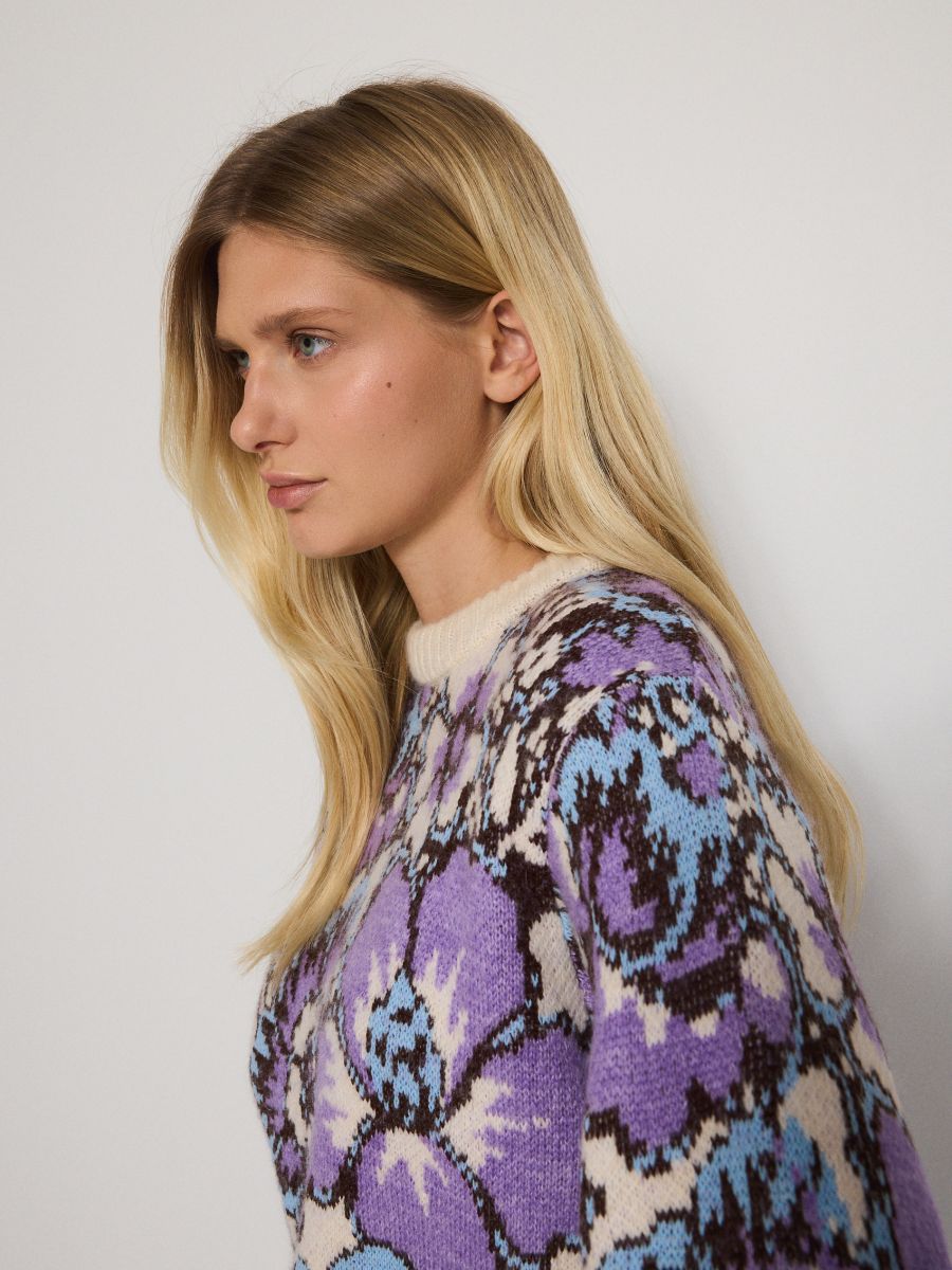 Gemusterter Pullover - bunt - RESERVED - 2