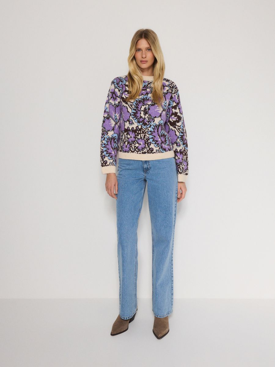 Gemusterter Pullover - bunt - RESERVED - 3
