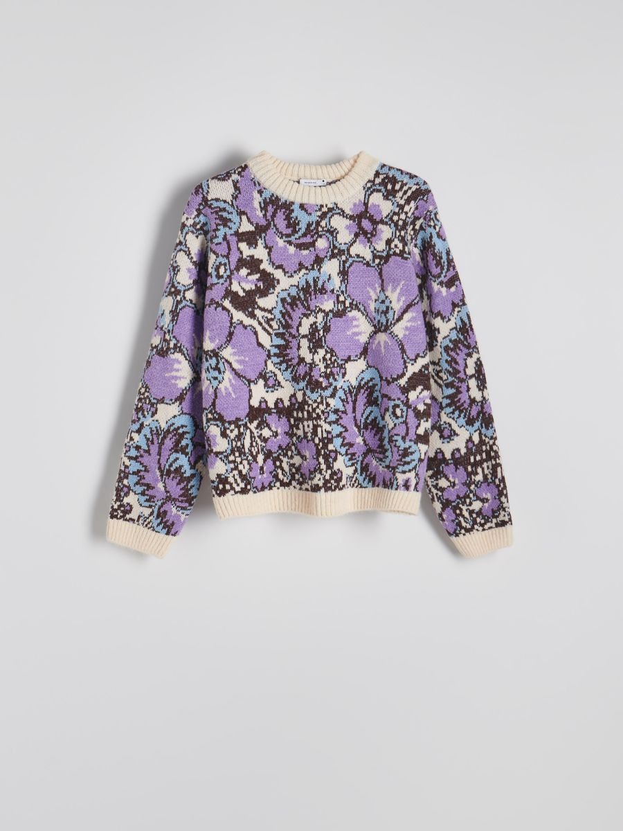Gemusterter Pullover - bunt - RESERVED - 5
