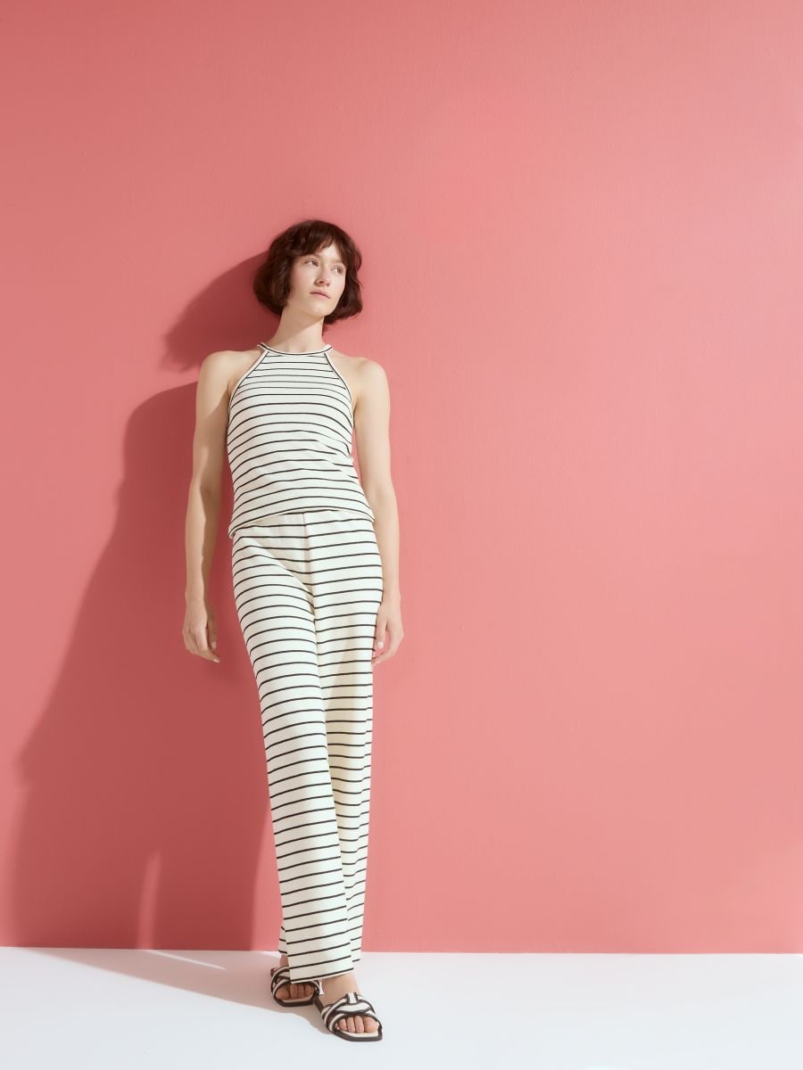 Stripe trousers - multicolor - RESERVED - 2