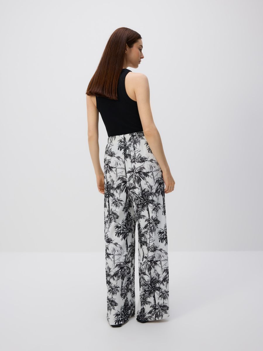 Patterned trousers - multicolor - RESERVED - 4