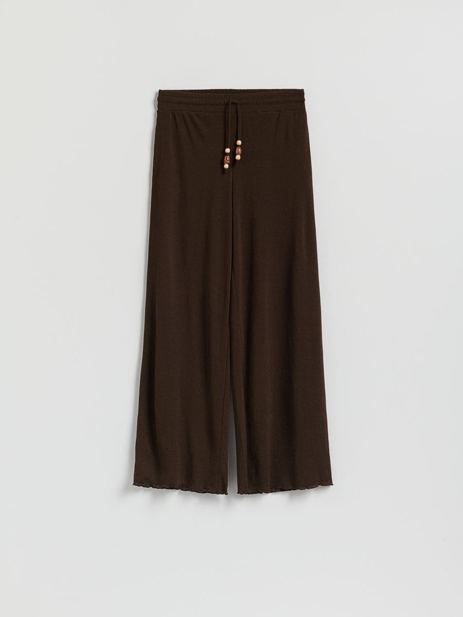 LADIES` TROUSERS - BRUN - RESERVED