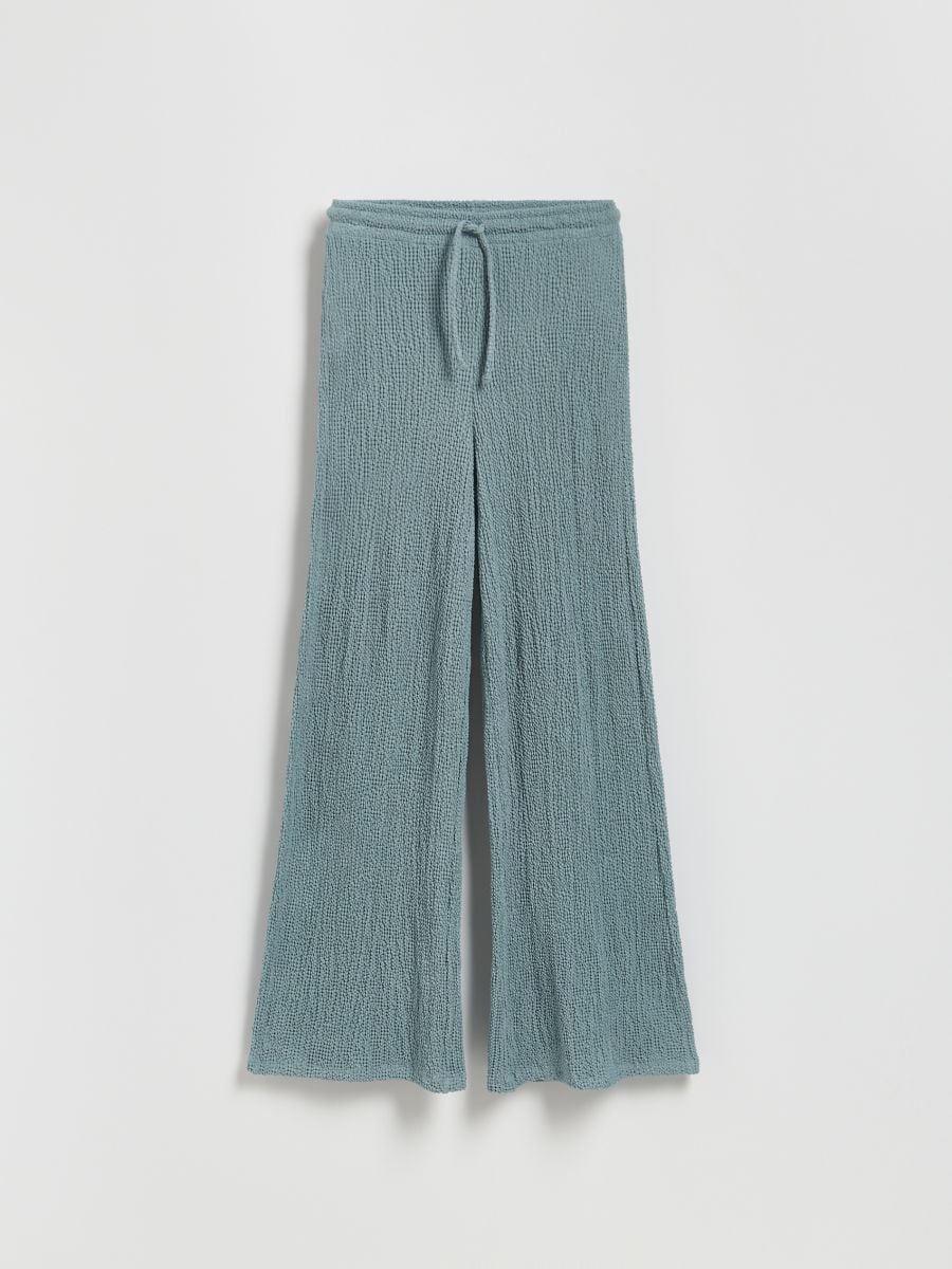 LADIES` TROUSERS - pale green - RESERVED