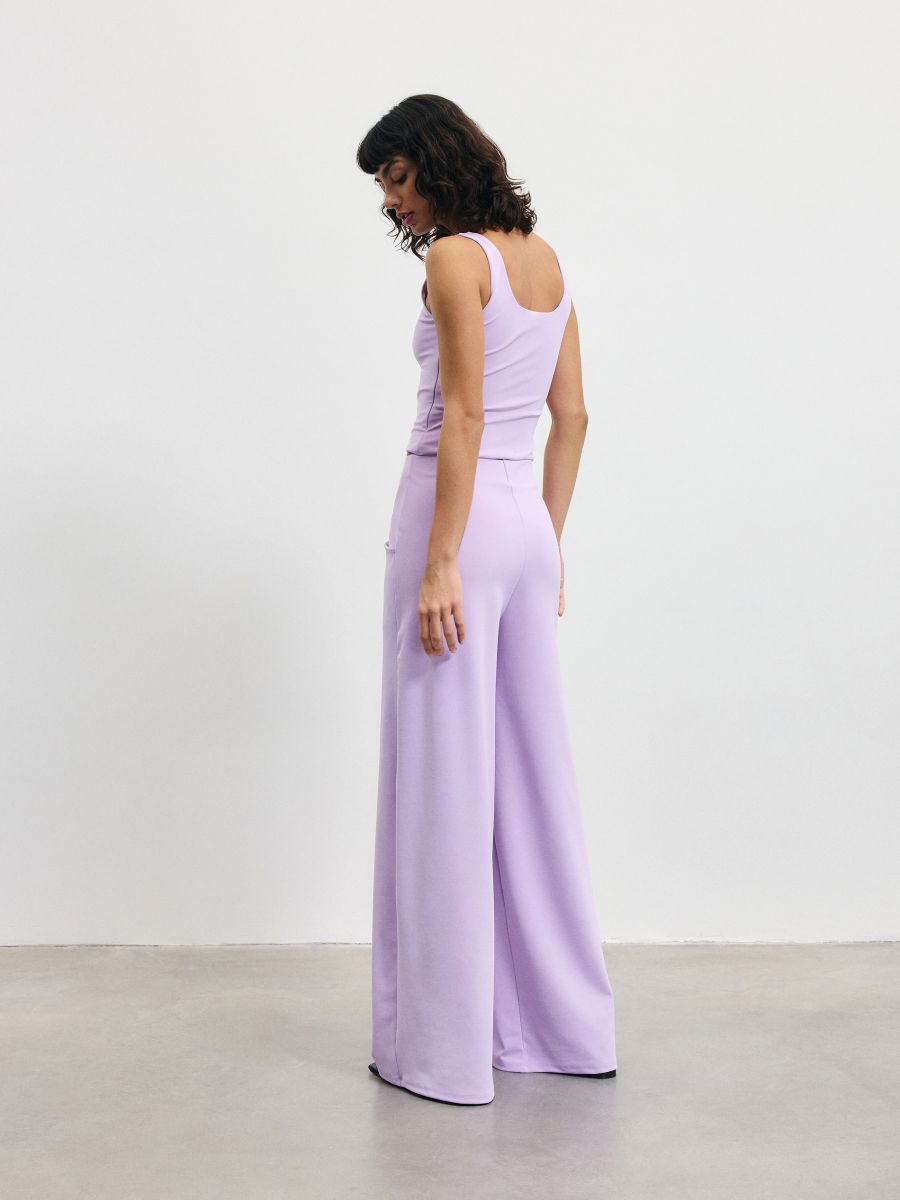 LADIES` TROUSERS - lavender - RESERVED - 3
