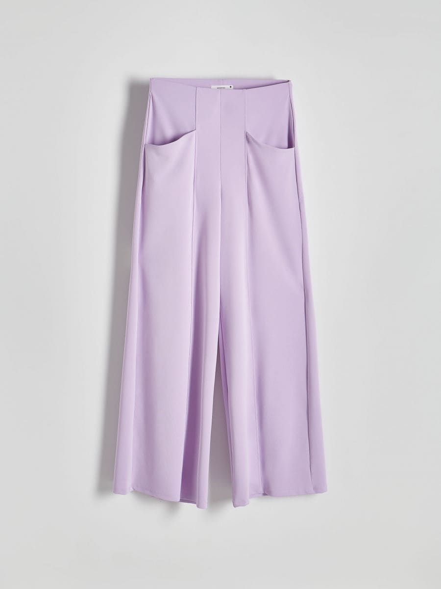 LADIES` TROUSERS - lavender - RESERVED - 5