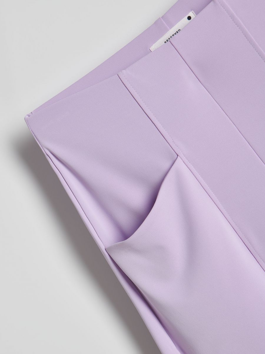 LADIES` TROUSERS - lavender - RESERVED - 6