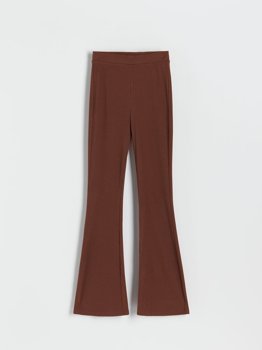 Broek in ribbreisel - DONKERBRUIN - RESERVED - 4