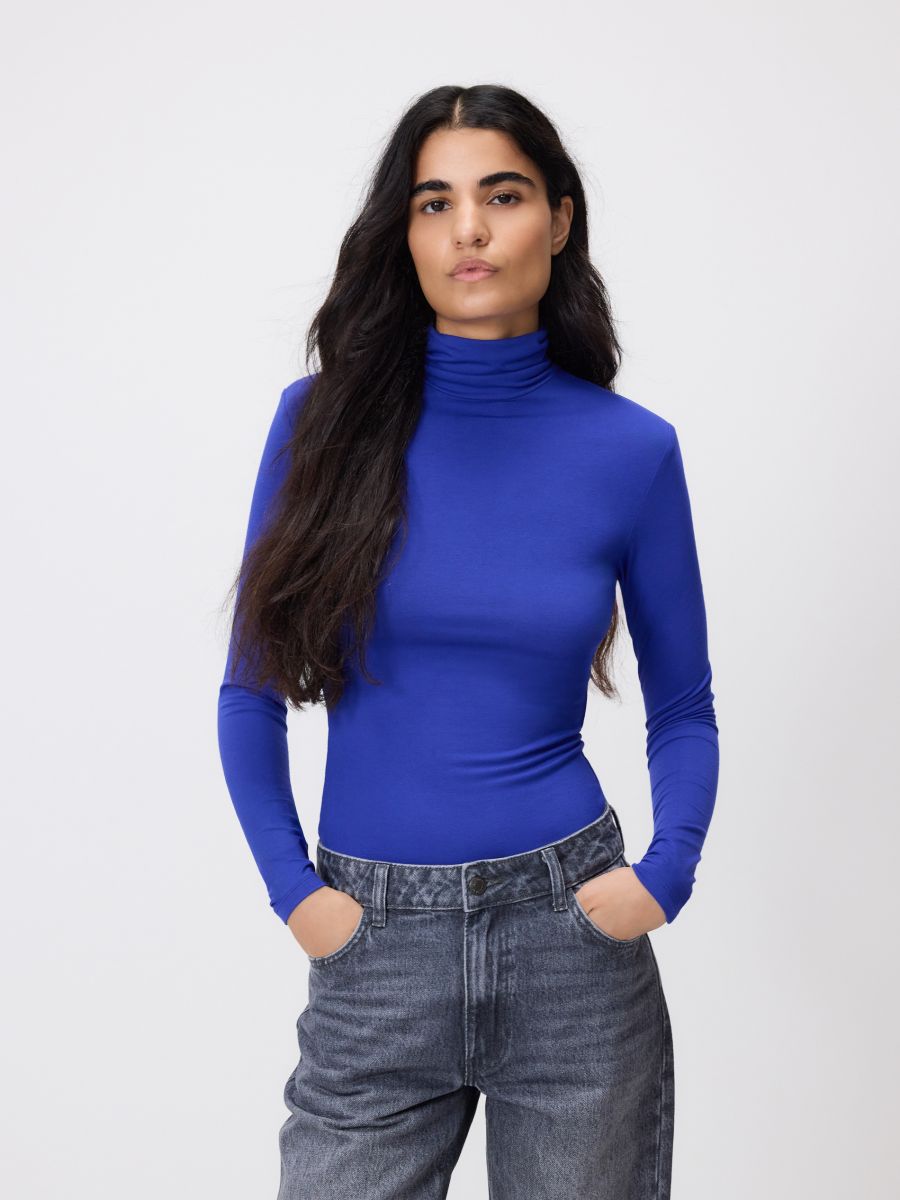 LADIES` BLOUSE BODY - hyacinth - RESERVED
