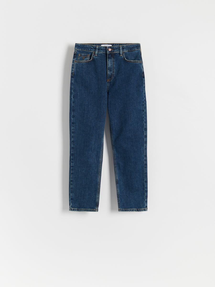 Jeans straight Cor AZUL-MARINHO - RESERVED - ZQ899-59J