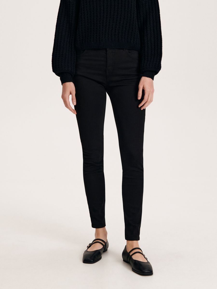 Slim push up jeans - black - RESERVED - 4