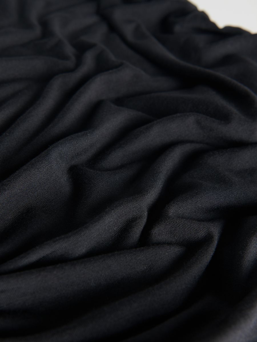 Shirred top - black - RESERVED - 6