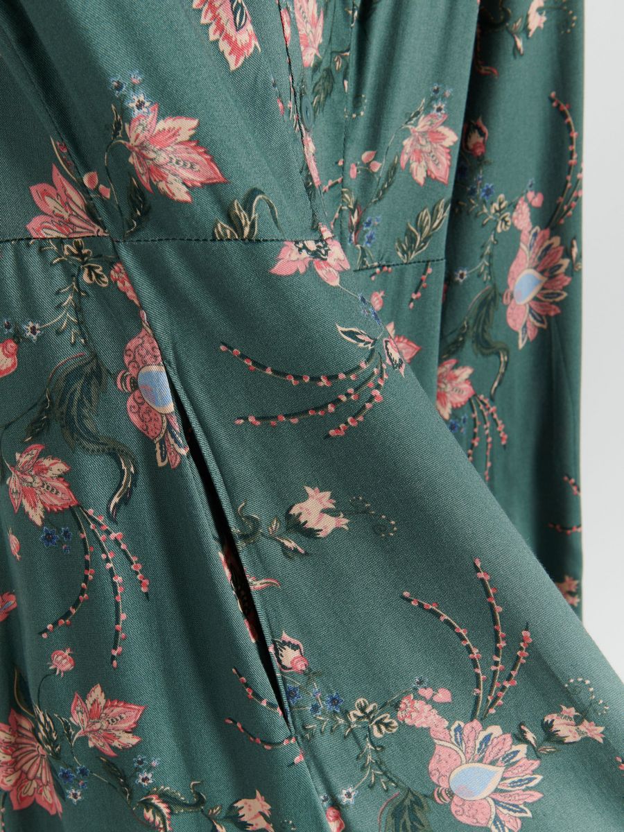 Hemdblusenkleid aus Viskose - bunt - RESERVED - 5
