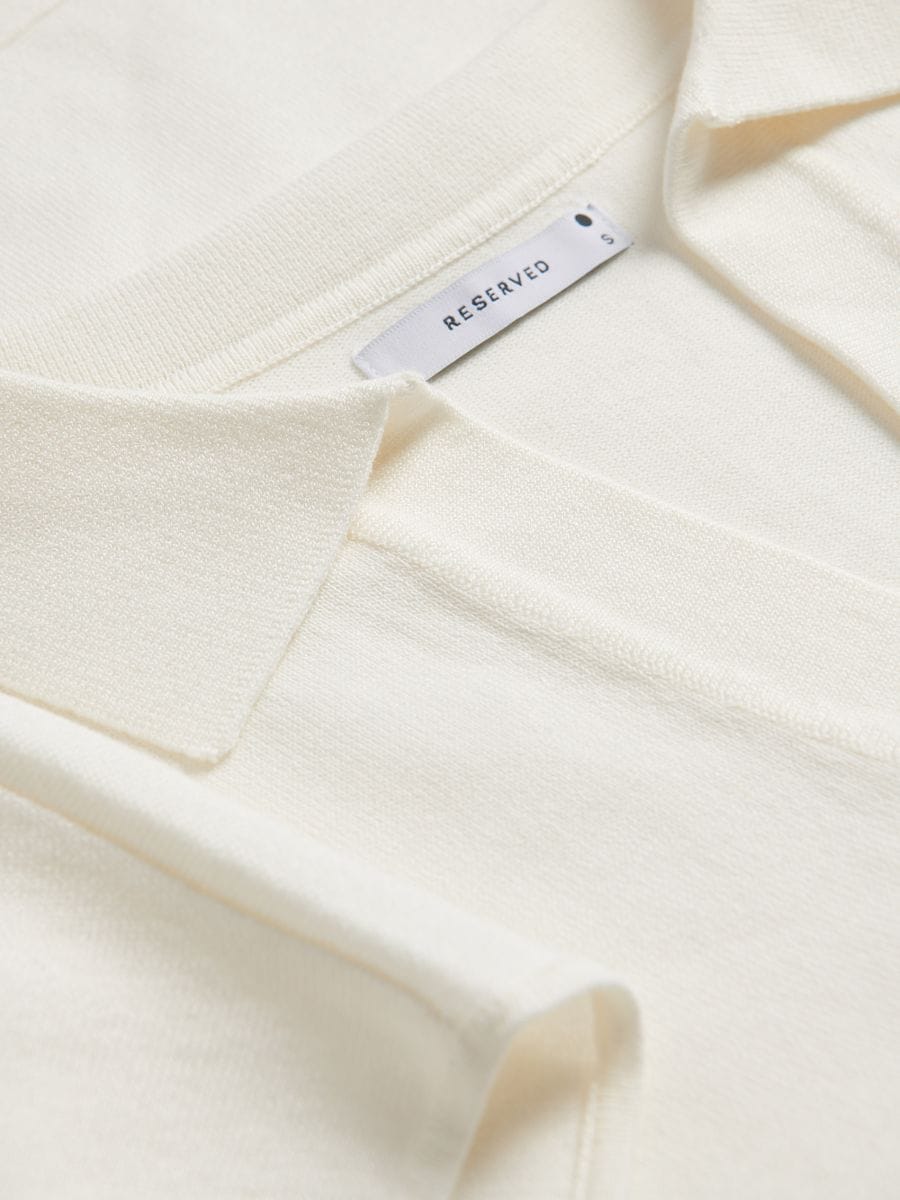 LADIES` BLOUSE - cream - RESERVED - 6