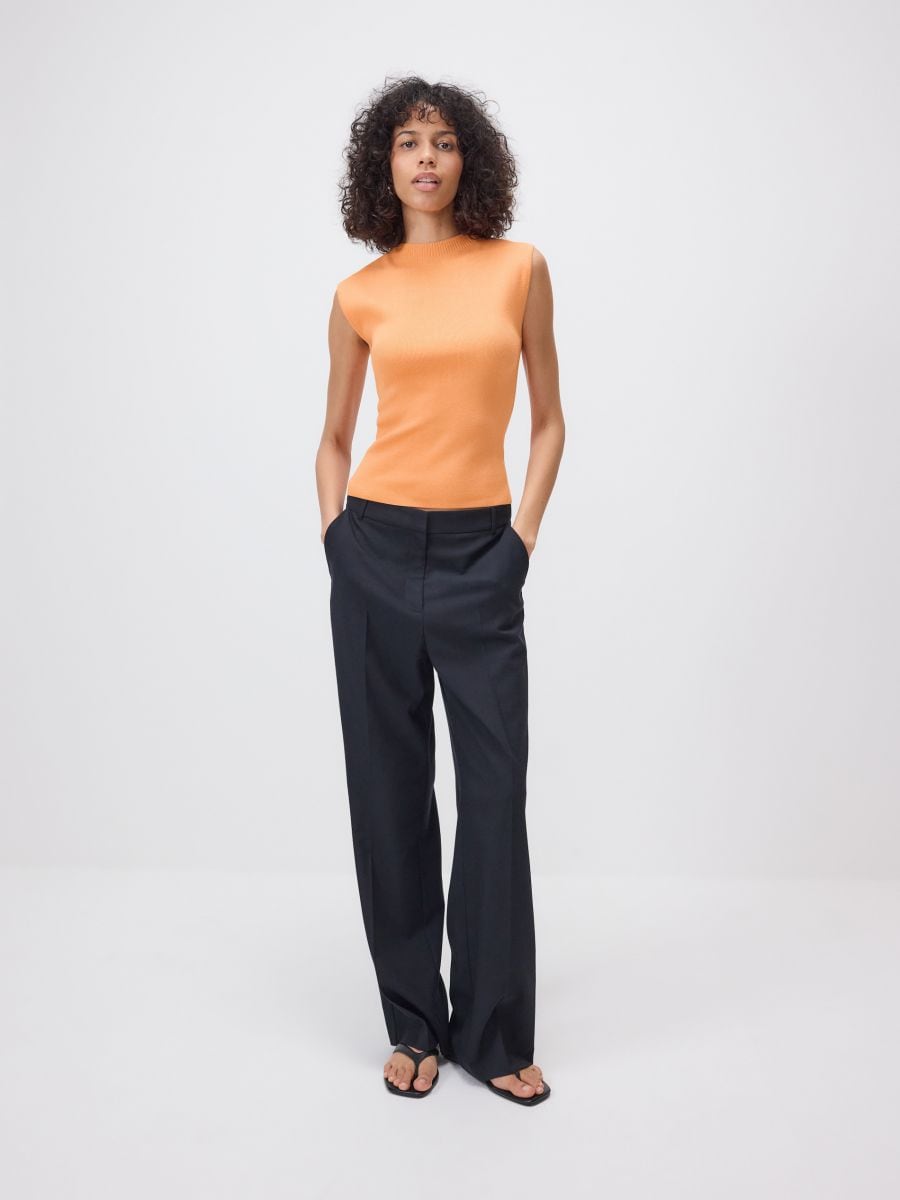 Knitted top - orange - RESERVED - 3